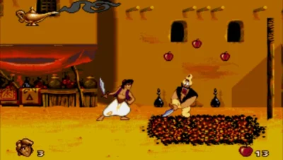 Aladdin para sega genesis o megadrive