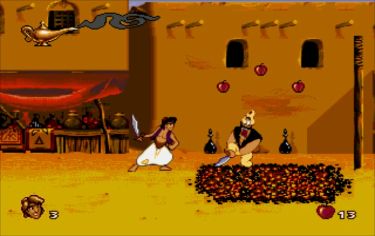 Aladdin para sega genesis o megadrive