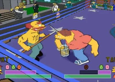 The Simpsons Wrestling